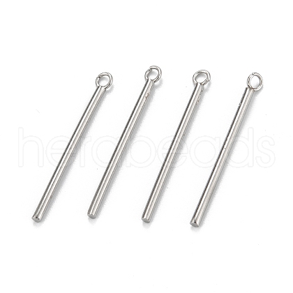Tarnish Resistant 304 Stainless Steel Pendants STAS-Z034-20-20B-P-1