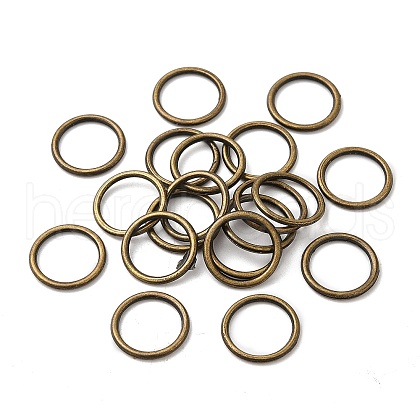 Alloy Closed Jump Rings KK-WH0052-05D-AB-1