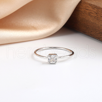 925 Sterling Silver Finger Rings RJEW-C133-04P-1