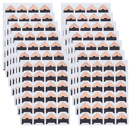 Retro Hot Stamping Paper Photo Corner Self-Adhesive Stickers AJEW-WH20006-59E-1