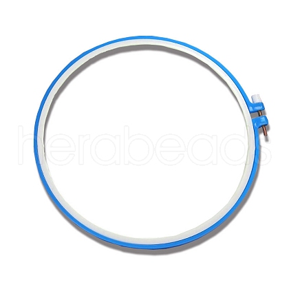 Round ABS Plastic Cross Stitch Embroidery Hoops PW-WG25131-05-1