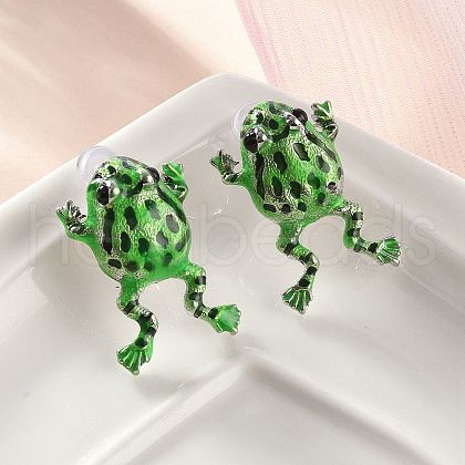 Alloy Stud Earrings EJEW-R011-03P-1