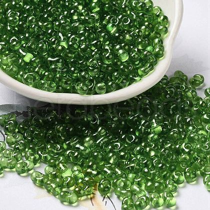 Baking Glass Seed Beads SEED-K009-07A-11-1