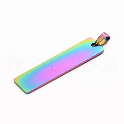 Ion Plating(IP) 304 Stainless Steel Pendants STAS-D142-01A-M-1