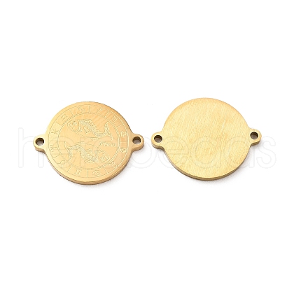 Ion Plating(IP) 304 Stainless Steel Connector Charms STAS-C074-11G-06-1