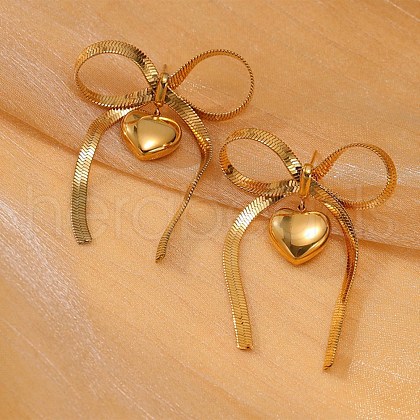 304 Stainless Steel Stud Earrings EJEW-S226-04G-01-1