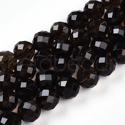 Natural Smoky Quartz Beads Strands G-T140-23C-1