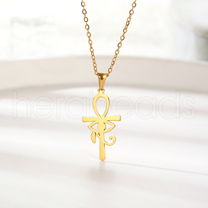 Fashionable stainless steel pendant necklace suitable for daily wear for women. AI3619-1-1