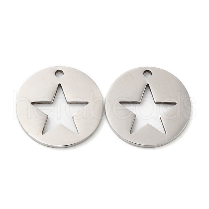 Non-Tarnish 201 Stainless Steel Pendants STAS-A084-08P-1