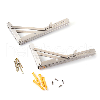 304 Stainless Steel Folding Shelf Brackets SW-TAC0001-12P-1