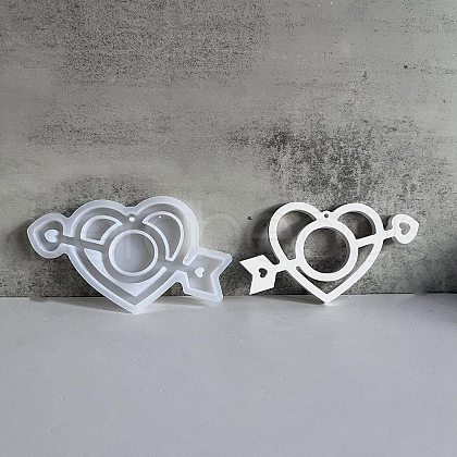 Valentine's Day Theme DIY Pendant Silicone Molds SIL-F016-01C-1