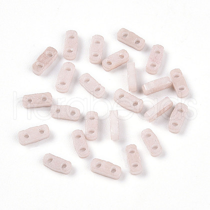 2-Hole Opaque Glass Seed Beads SEED-S023-04H-1