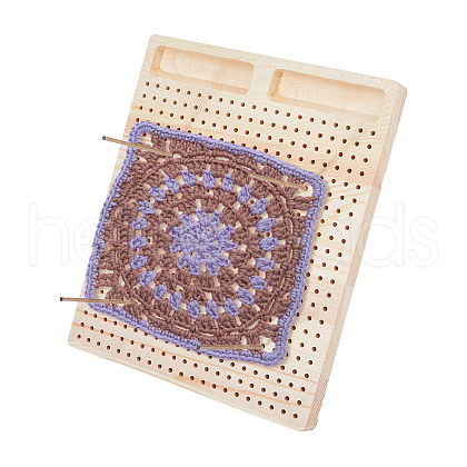 BENECREAT Rectangle Wood Crochet Blocking Board DIY-BC0013-51B-1