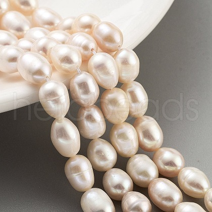 Natural Cultured Freshwater Pearl Beads Strands PEAR-P062-18-1