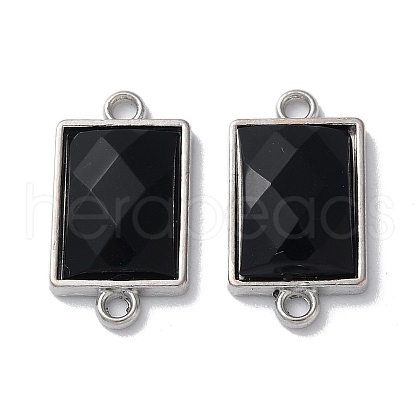 Alloy Pave Glass Connector Charms FIND-Z014-17P-1