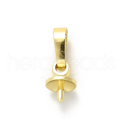Rack Plating Brass Ice Pick Pinch Bails KK-L210-004G-02-1