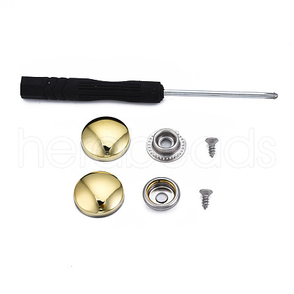 DIY Clothing Button Accessories Set FIND-T066-05B-G-1