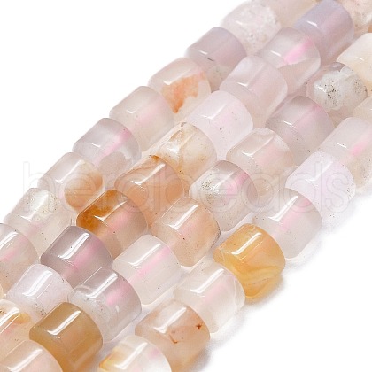 Natural Cherry Blossom Agate Beads Strands G-K245-C11-07-1