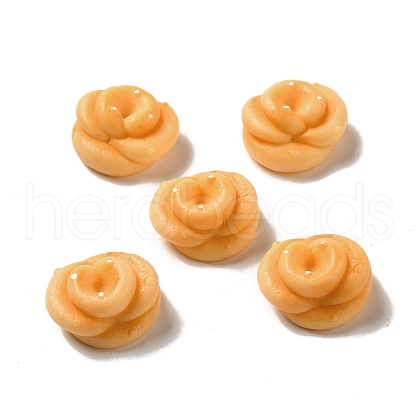 Opaque Resin Imitation Food Decoden Cabochons RESI-A033-05O-1