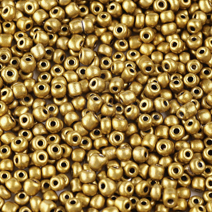 (Repacking Service Available) Baking Paint Glass Seed Beads SEED-C024-B-K30-1