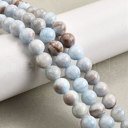 Natural Striped Stone Beads Strands G-D315-A01-01-10mm-1