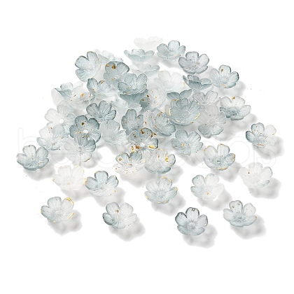 Acrylic Bead Caps OACR-Z028-03B-1