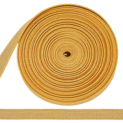 Polyester Striped Ribbon OCOR-WH0091-40A-02-1