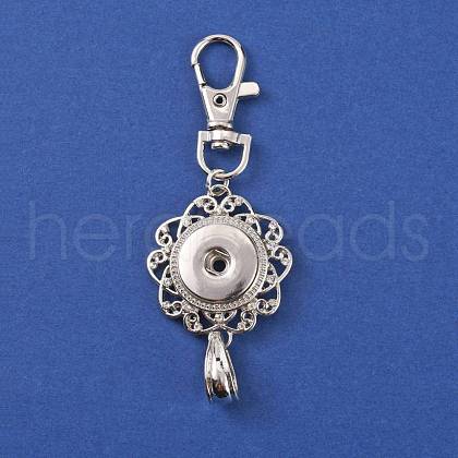 Alloy Keychain Clasp FIND-WH0110-126-1