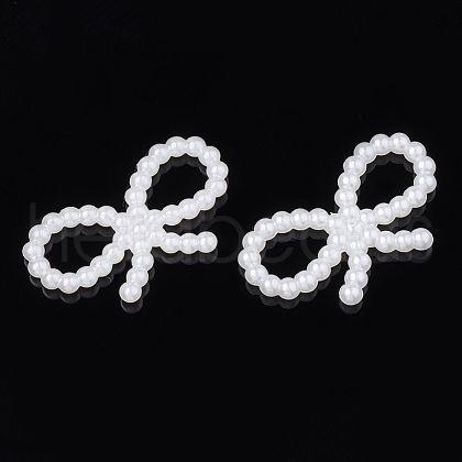 ABS Plastic Imitation Pearl Links OACR-S020-09-1