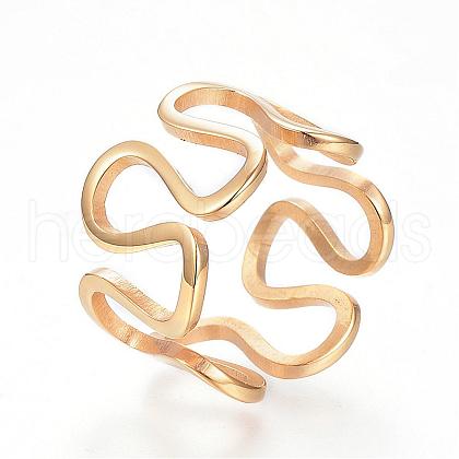 304 Stainless Steel Wide Band Rings RJEW-G081-29G-18mm-1