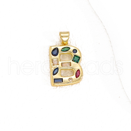Brass Micro Pave Cubic Zirconia Pendants PW-WG10C3A-16-1