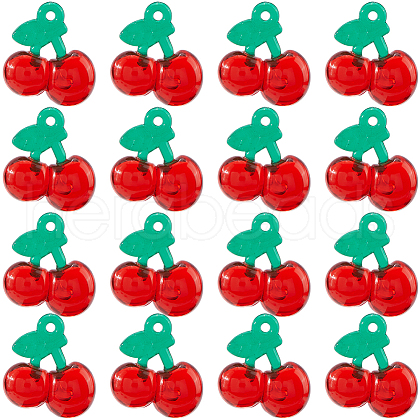 SUNNYCLUE 30Pcs Resin Imitation Fruit Pendants CRES-SC0002-94-1