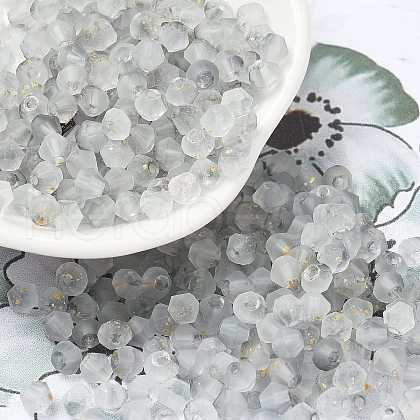 Frosted Glass Beads FGLA-D300-01H-1