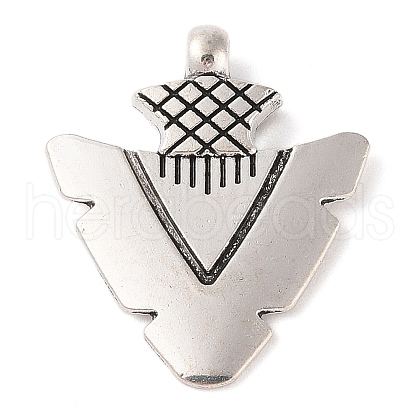Tibetan Style Alloy Pendants FIND-C060-057A-AS-1