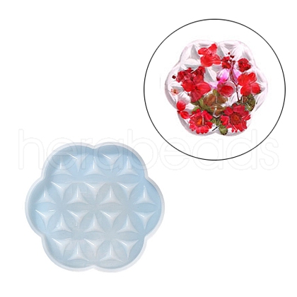 DIY Life of Flower Textured Cup Mat Silicone Molds SIMO-H009-05H-1