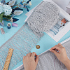 Polyester Tassel Lace Trim SRIB-WH0011-251A-02-3