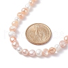 Vintage Natural Pearl Beaded Necklace for Women NJEW-JN03787-01-5