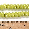 Porcelain Rondelle Beads PORC-Q001-01C-4
