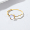 925 Sterling Silver Moonstone Finger Rings for Women HV9473-3-2