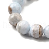 Natural Striped Stone Beads Strands G-D315-A01-01-8mm-4