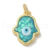Rack Plating Brass Pendants KK-Q009-05G-02-1