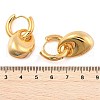 Teardrop Brass Hoop Earrings for Women EJEW-U055-18G-3