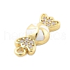 Brass Micro Pave Cubic Zirconia Pendants KK-L228-24G-02-2