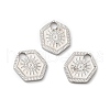 Non-Tarnish 316L Surgical Stainless Steel Charms STAS-H213-52P-3