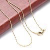 Ion Plating(IP) 304 Stainless Steel Chain Necklaces NJEW-H467-B-01G-3