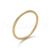 304 Stainless Steel Plain Band Rings STAS-I160-F-G-2