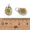 Tibetan Style Alloy Charms PALLOY-Q458-01AG-03-3