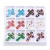 Handmade Gold Sand Lampwork Pendants LAMP-S098-1-B-1