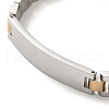 304 Stainless Steel Bracelets BJEW-I129-I-C-2