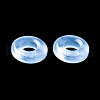 Transparent Glass European Beads GLAA-D009-01B-4